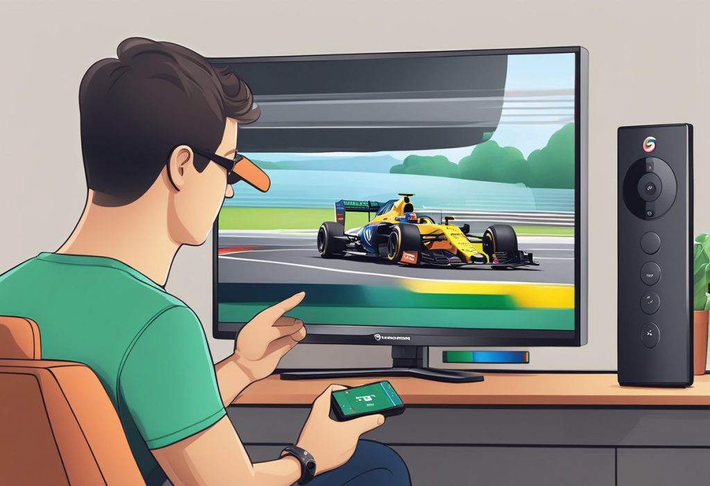 formule 1 chromecast